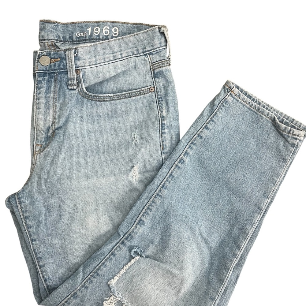 GAP 1969 Faded Blue Denim Jeans